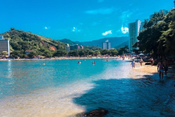 Apartamento Dona Frida Prainha Com Wifi Pe Na Areia Карагуататуба Экстерьер фото